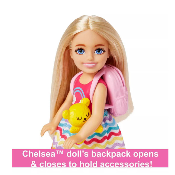 BARBIE Toys, Chelsea Doll and Accessories, Travel Set with Puppy NWT - Picture 7 of 7
